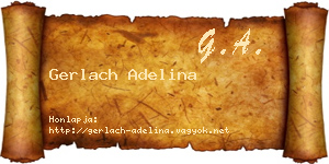 Gerlach Adelina névjegykártya